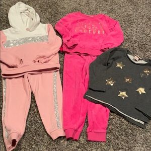 Juicy couture sweat bundle size 4T